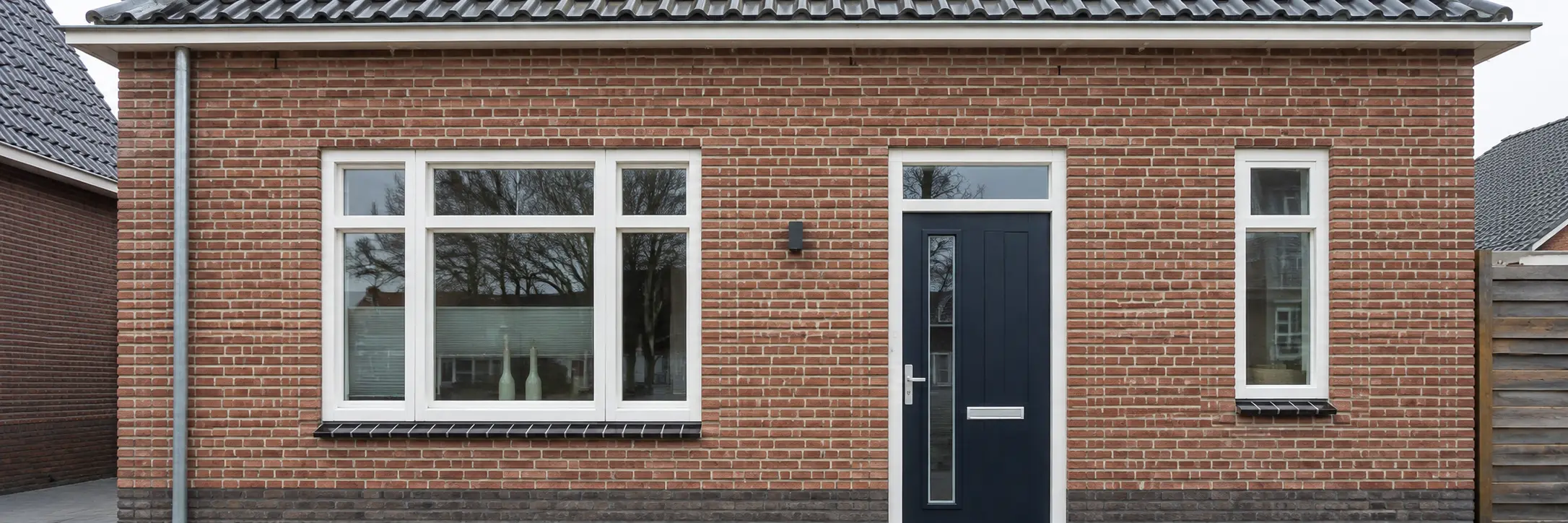 Gevelrenovatie bij een Nederlandse woning