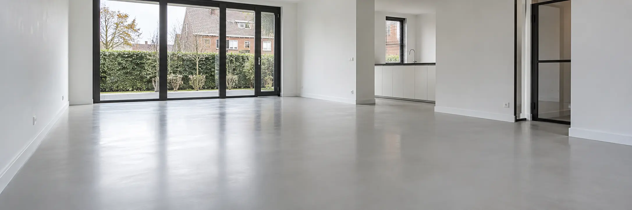 Gietvloer bij een Nederlandse woning