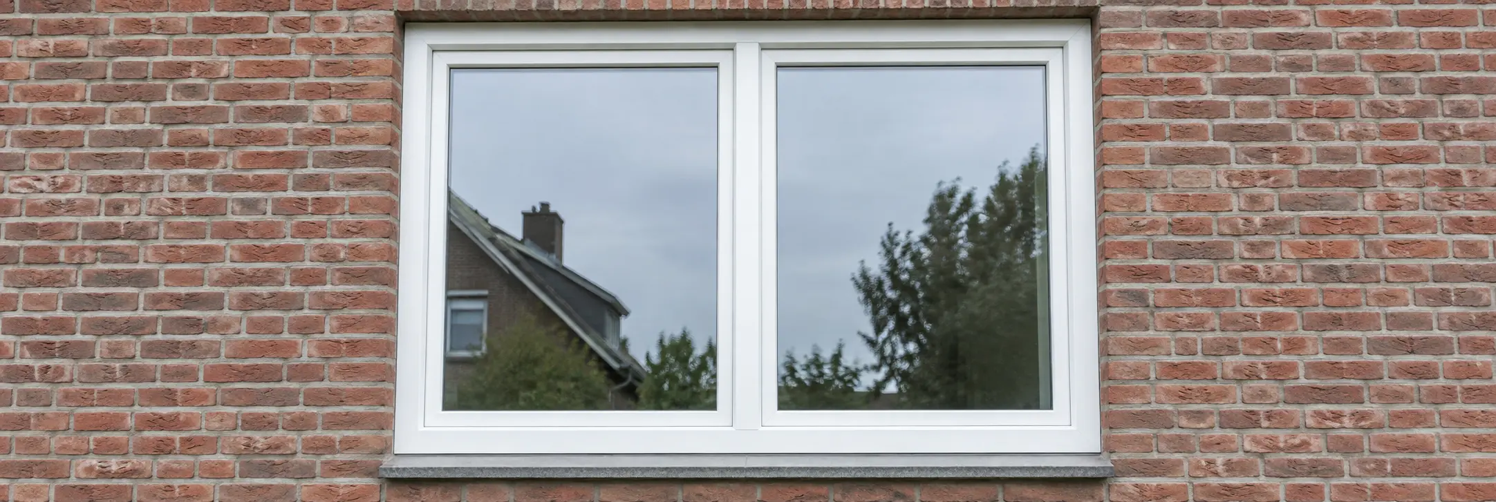 Kunststof kozijnen bij een Nederlandse woning
