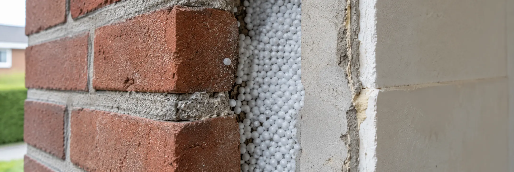 Spouwmuurisolatie bij een Nederlandse woning